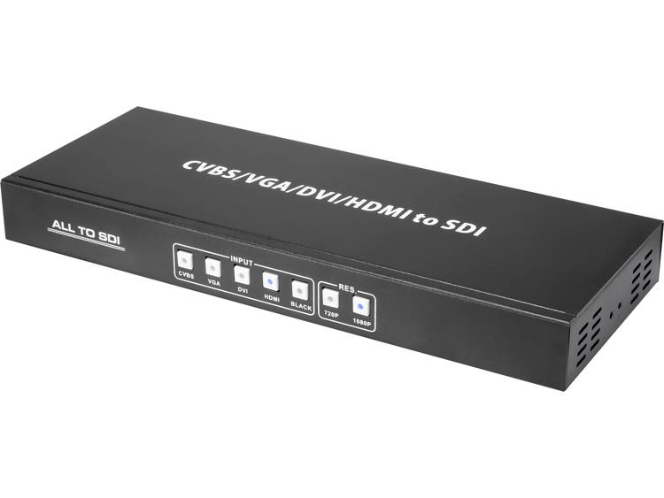 SpeaKa Professional AV Converter HDMI, DVI, VGA, SDI [1x HDMI-bus, DVI-bus 24+5-polig, VGA bus, Comp