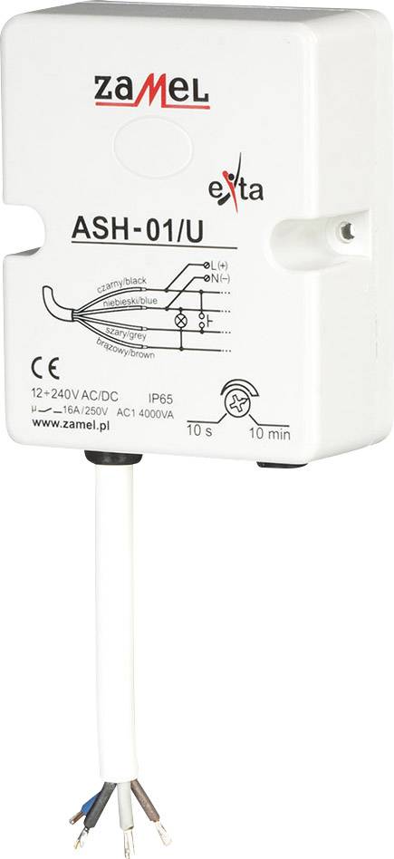 Zamel ASH-01/U Trappenhuislichtautomaat DIN-rails 12 V, 24 V, 230 V