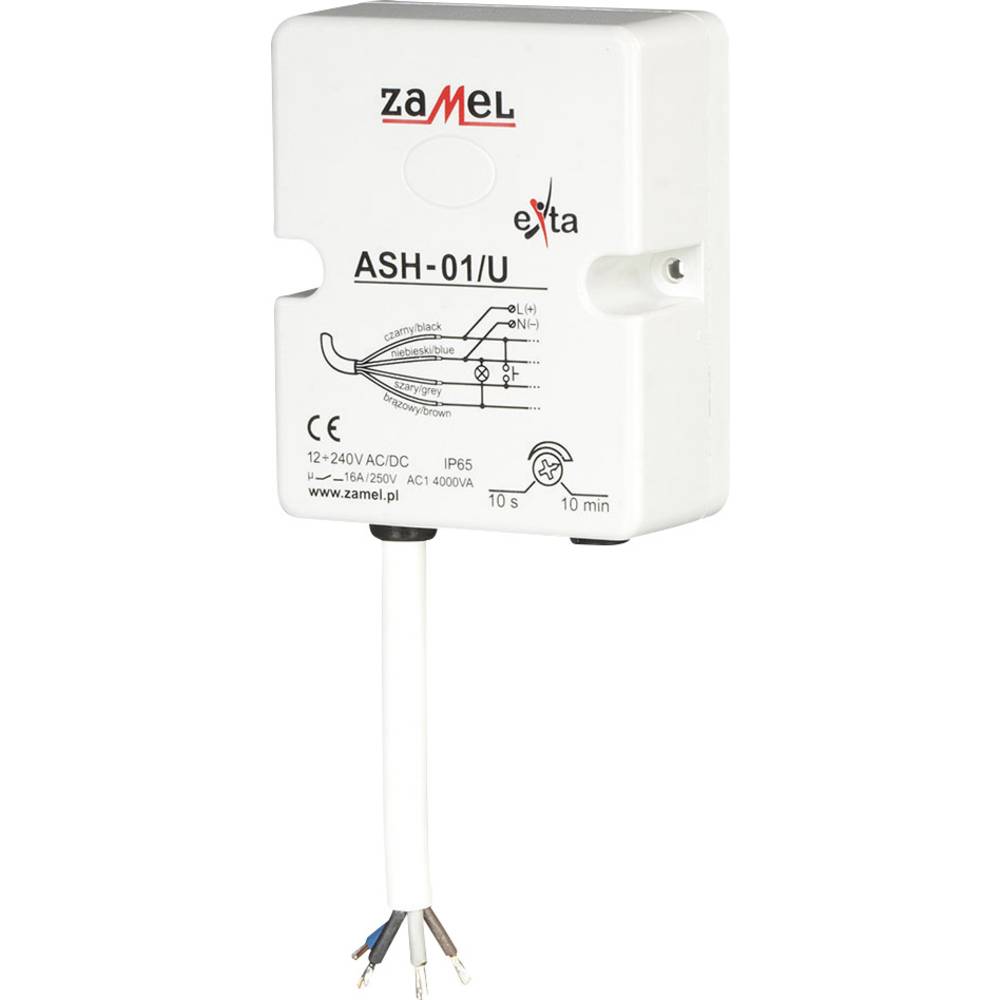 Zamel ASH-01/U Trappenhuislichtautomaat DIN-rails 12 V, 24 V, 230 V