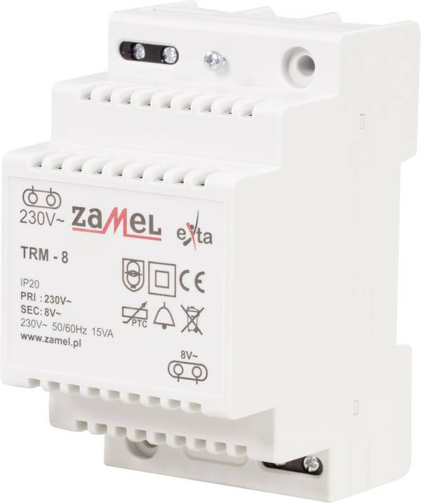 Zamel TRM-8 Beltransformator 8 V/AC 1.88 A