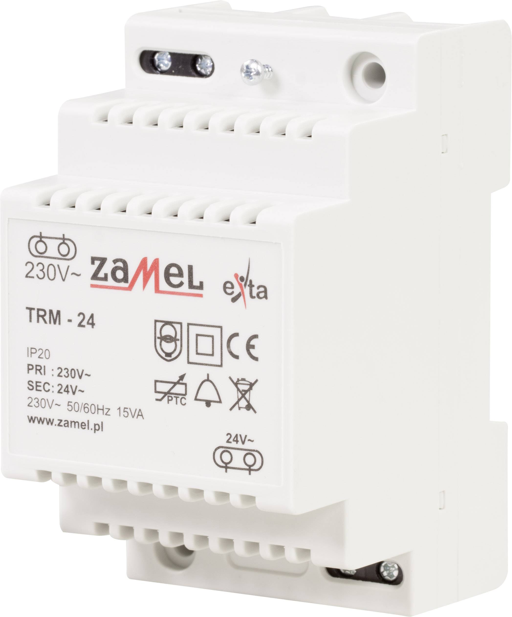Zamel TRM-24 Beltransformator 24 V/AC 0.63 A