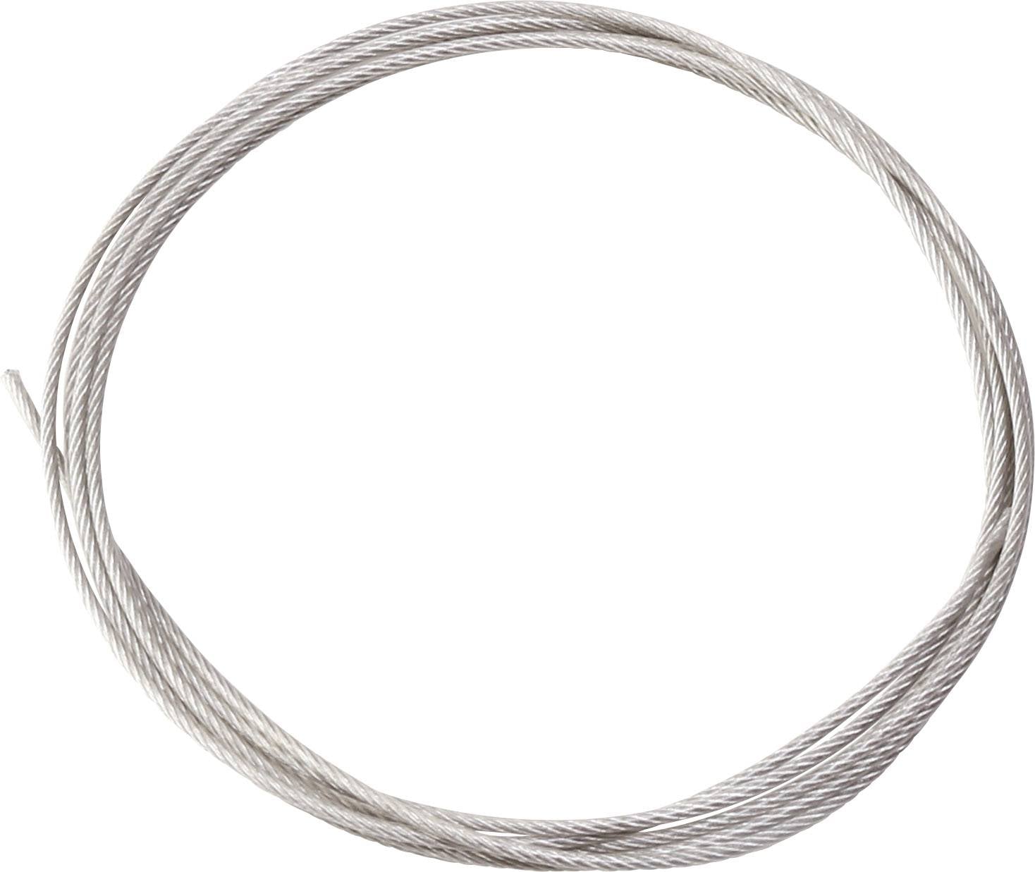 Reely Staalkabel met kunststof mantel Lengte: 2 m Buitendiameter: 1 mm 1 stuk(s)