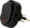 HP Autozubehör 28474 Auto wipschakelaar 12 V 16 A 1x uit/aan Continu 1 stuk(s) Piece