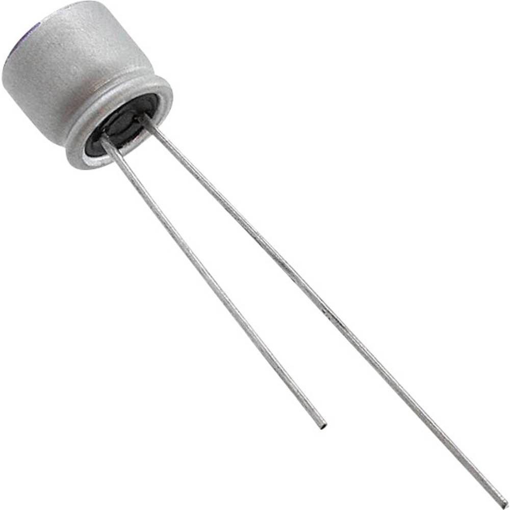 Panasonic Elektrolytische condensator Radiaal bedraad 2.5 mm 120 µF 20 V 20 % (Ø) 6.3 mm 25 stuk(s)