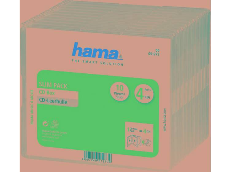 Hama CD SLIM BOX 4 10 PAK