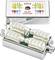 'Inline Coupler CAT.6' toont bedradingsschema voor achtaders, genummerde aansluitklemmen met kleurcodering voor Ethernet-aansluiting.