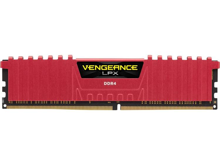 Corsair 1x8GB, DDR4, 2400MHz, CL16, Vengeance LPX (rood)