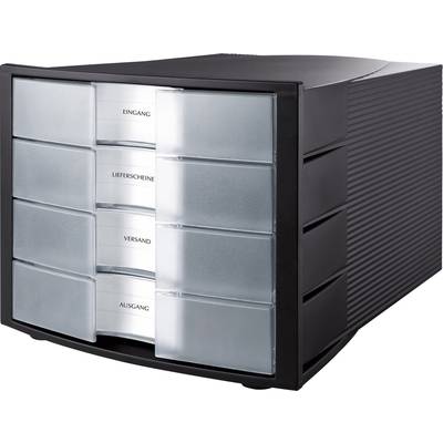 HAN Impuls 1010-X-363 Ladebox Zwart DIN A4, DIN C4 Aantal lades: 4