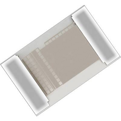 Een rechthoekig verwarmingselement met dicht opeengepakte metalen structuren, vastgehouden tussen twee witte klemmen.