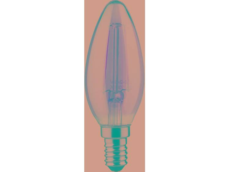 MÃ¼ller Licht LED-lamp Filament-Retro-LED E14 Goud 2.2 W = 17 W Kaars 1 stuks