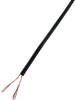 TRU COMPONENTS 93030c532 Draad 2 x 1 mm² Zwart 25 m