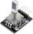 Een draaiencoder-module met zespolige aansluitstrip op een printplaat met het opschrift 'IDUINO'.