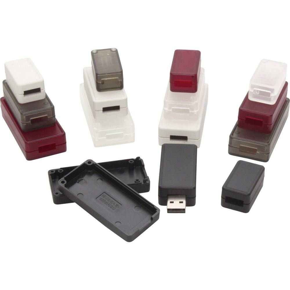 Hammond Electronics 1551USB2GY USB-behuizing 50 x 25 x 15.5 ABS Grijs-wit (RAL 7035) 1 stuk(s)
