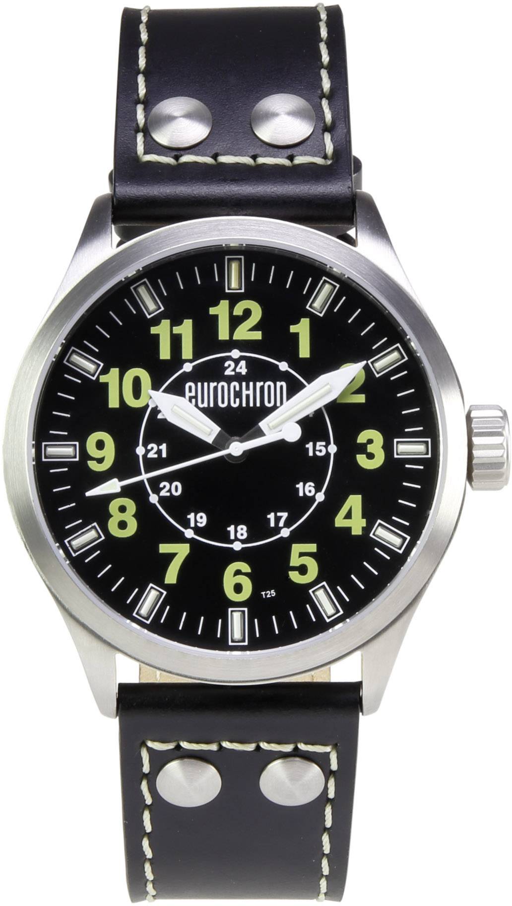 Eurochron Quartz Horloge 42 mm RVS RVS | Conrad.nl