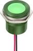 APEM Q22F5AGXXSG220E LED-signaallamp Groen Vlak 230 V/AC 9.0 V 980 mcd