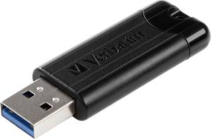 Conrad Verbatim Pin Stripe 3.0 USB-stick 64 GB USB 3.2 Gen 1 (USB 3.0) Zwart 49318 aanbieding