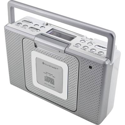 soundmaster BCD480 Radio/CD-speler VHF (FM) AUX, CD Spatwaterbestendig Zilver