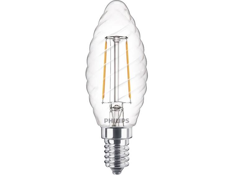 Philips LED-lamp Filament-Retro-LED E14 Warmwit 2 W = 25 W Gedraaide kaars 1 stuks