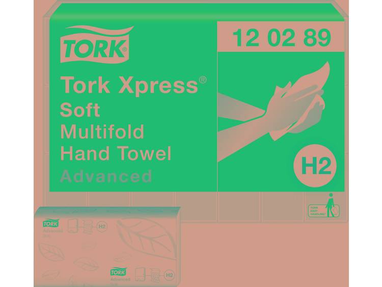 Tork Xpress® Zachte Multifold Handdoek 2-laags Wit H2 Advanced set van 21 x 180