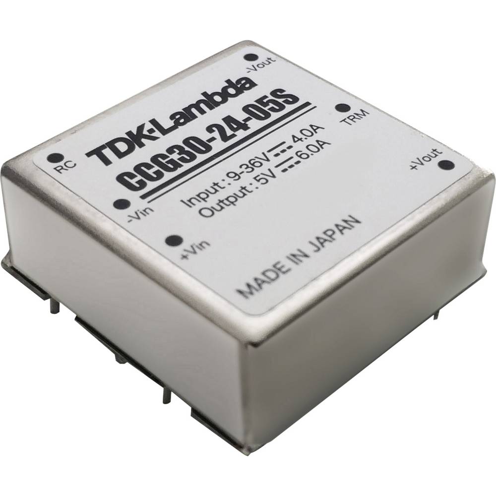 TDK-Lambda CCG30-48-12S DC/DC-converter, print 12 V 2.5 A 30.0 W Aantal uitgangen: 1 x Inhoud 1 stuk(s)