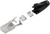 BEL Stewart Connectors SS-39200-030 RJ45 stekker CAT 6 Stekker, recht Aantal polen: 8P8C Zwart 1 stuk(s)