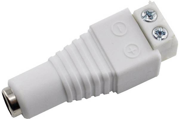 TRU COMPONENTS DC14-F-WT Laagspannings-connector Bus, recht 5.5 mm 2.1 mm 1 stuk(s)