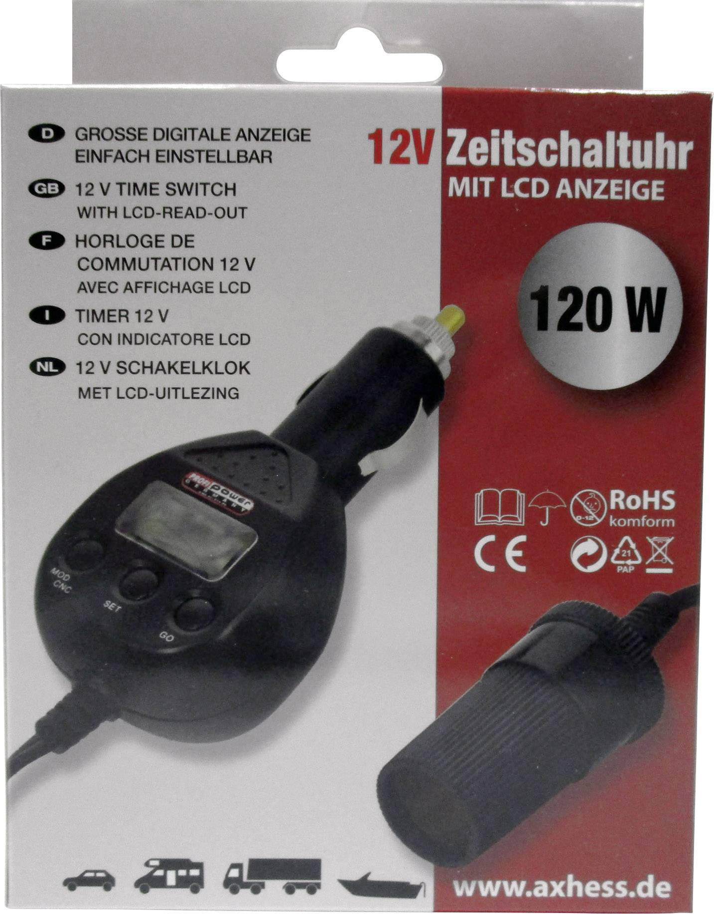 Profi Power 2.440.007 Schakelklok 12 V-5