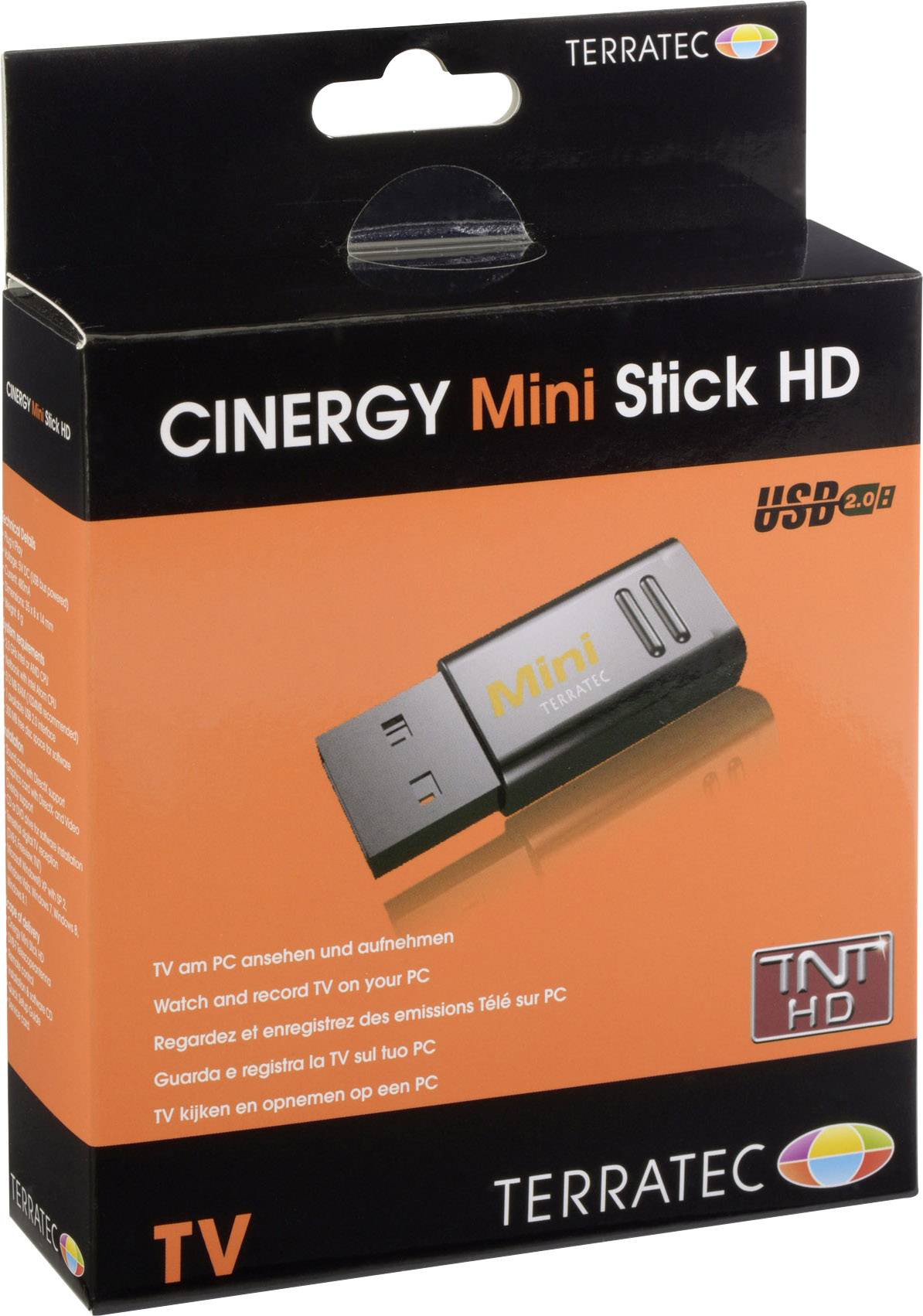 TV-stick Terratec CINERGY Opnamefunctie, Met afstandsbediening, Met DVB-T antenne Aantal tuners: 1-2