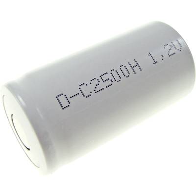 Mexcel -SC2500H Speciale oplaadbare batterij C (baby) Geschikt voor hoge temperaturen, Flat-top NiCd 1.2 V 2500 mAh