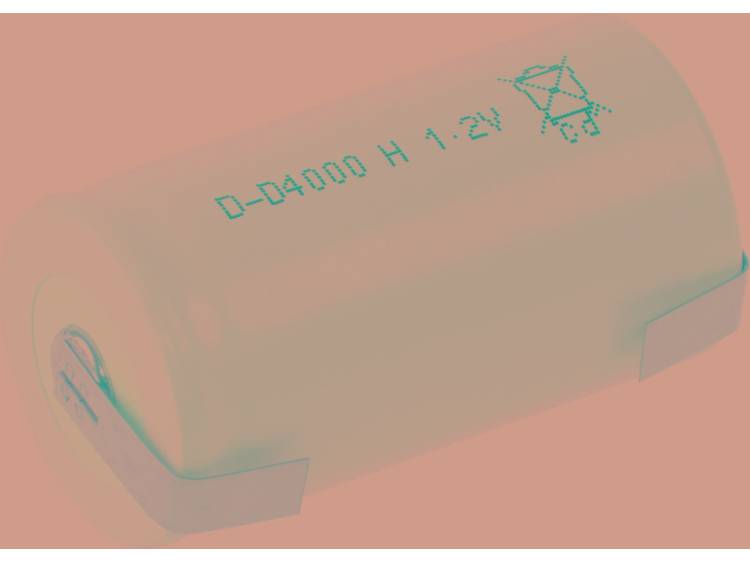 Mexcel Speciale oplaadbare batterij D (mono) Geschikt voor hoge temperaturen, U-soldeerlip NiCd 1.2 