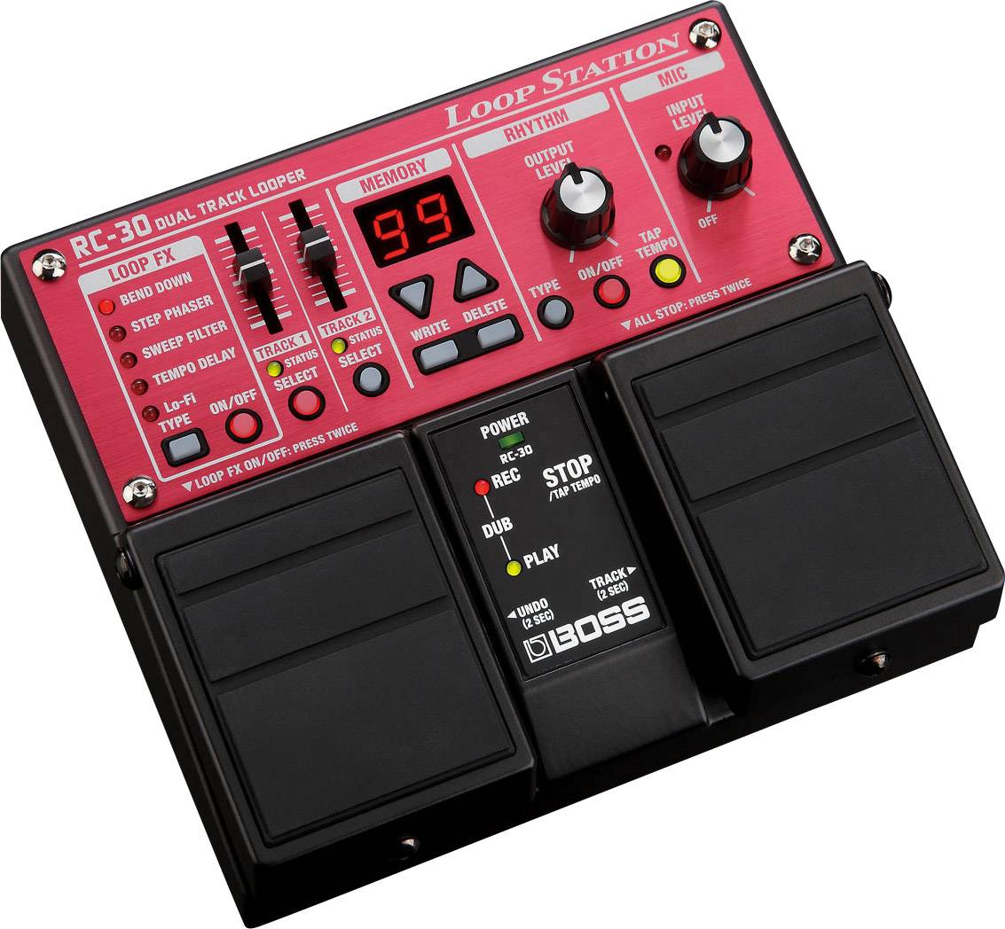 Guitar Looper Pedal With Drums