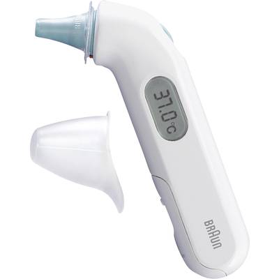 Braun ThermoScan® 3 Infrarood koortsthermometer Met koortsalarm, Voorverwarmde meetpunt