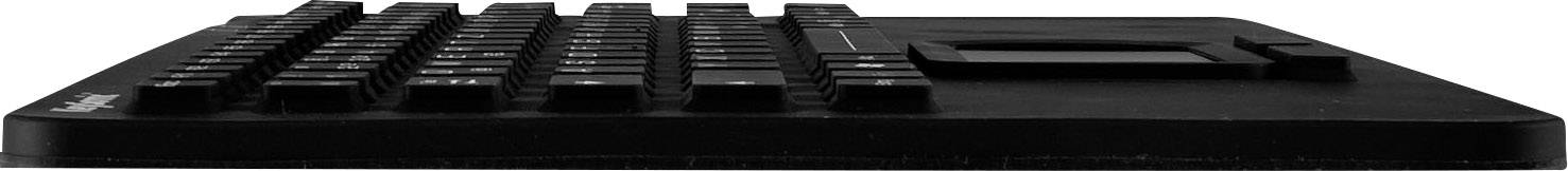 Keysonic KSK-5230 IN (DE) Toetsenbord USB QWERTZ, Duits Zwart Spatwaterdicht, Geïntegreerd touchpad, Muisknoppen-2