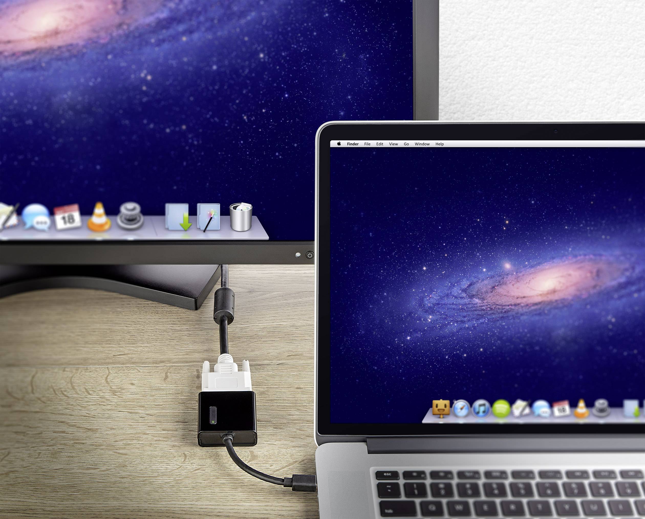 Renkforce RF-4476408 DisplayPort / DVI Adapter [1x Mini-DisplayPort stekker - 1x DVI-bus 24+5-polig] Zwart Vergulde stee-1