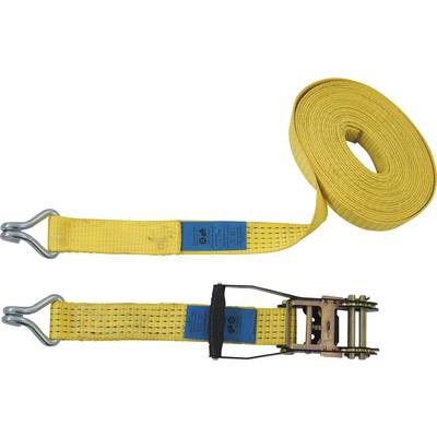Petex 43193219 Spanband (tweedelig) Trekkracht (lc) vastbinden (enkel/direct)=2500 daN (l x b) 8 m x 50 mm Ratelinrichti