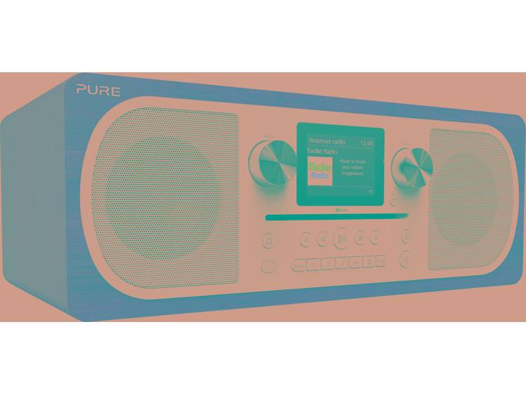 Pure Internet Tafelradio AUX, Bluetooth, CD, Internetradio, FM Spotify Hout