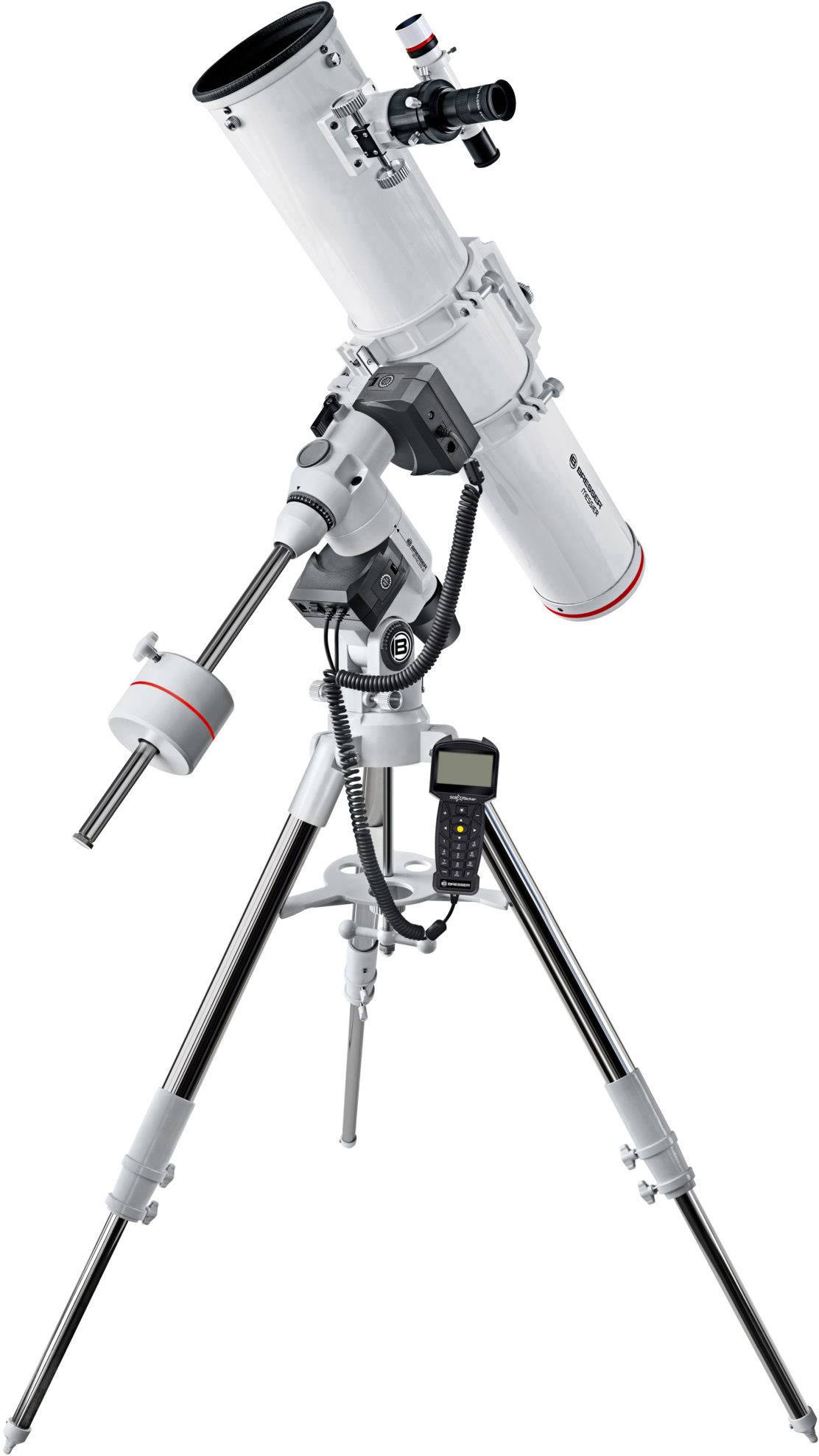 Bresser Optik Messier NT-130/1000 EXOS-2 GoTo Spiegeltelescoop Equatoriaal Newton Vergroting 19 tot 260 x