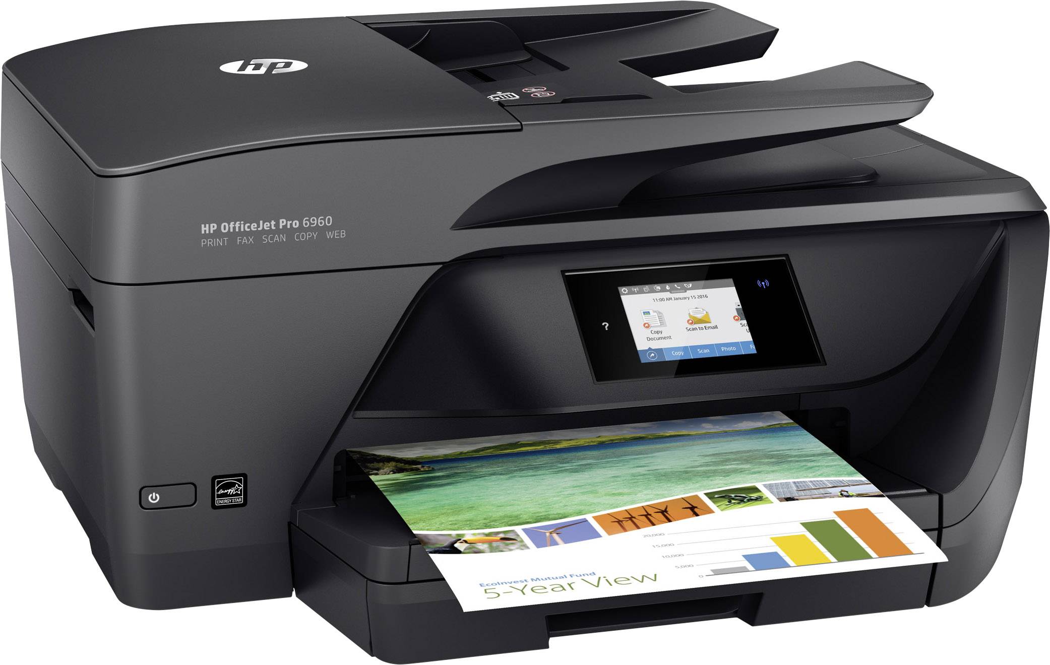 Hp Officejet Pro 6960 All In One Multifunctionele Inkjetprinter Printen Scannen Kopiëren 9247