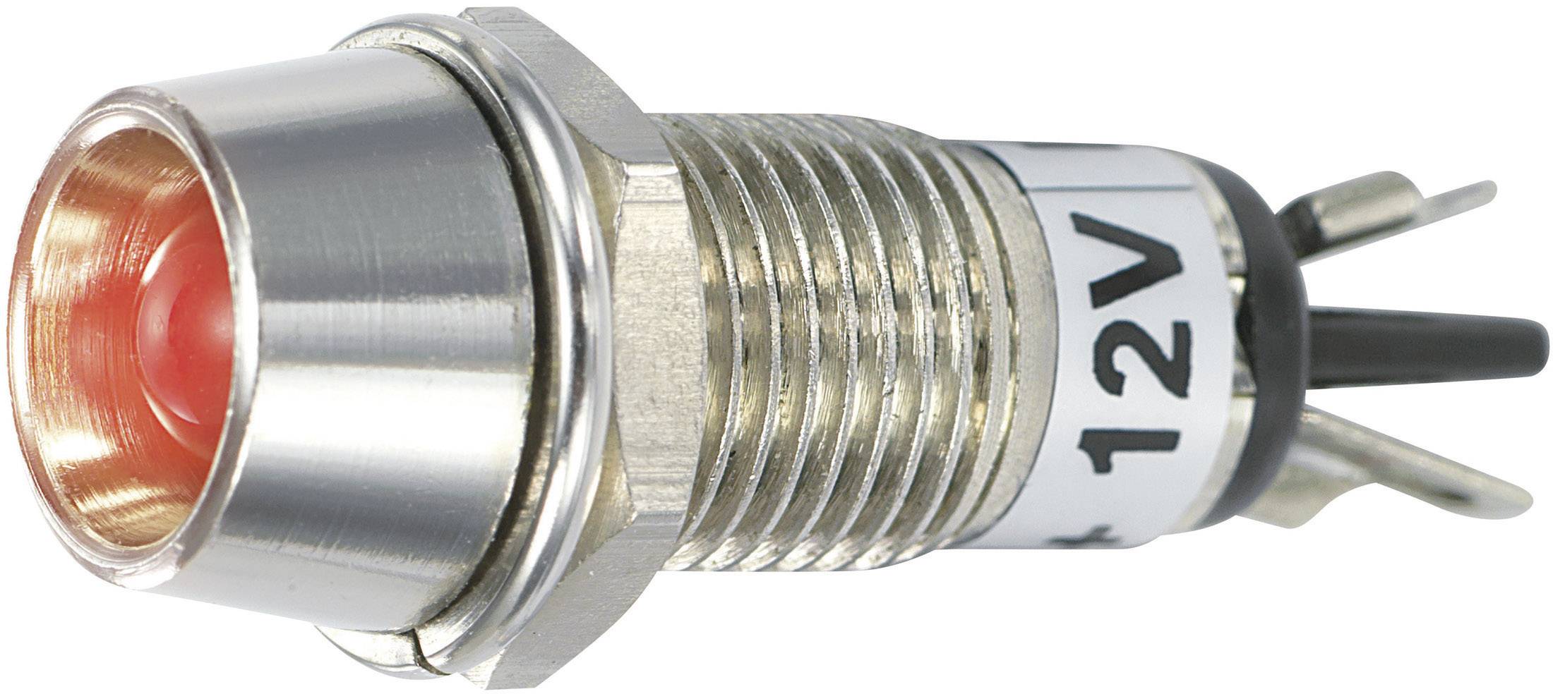 TRU COMPONENTS TC-R9-115L 12 V RED LED-signaallamp Rood 12 V/DC