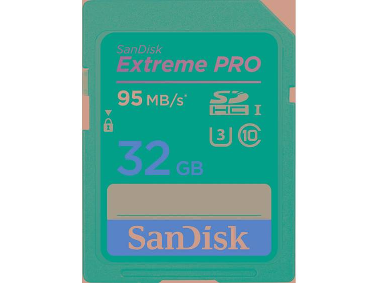 SanDisk SDHC-kaart 32 GB Class 10, UHS-I, UHS-Class 3