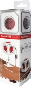 Conrad Allocacoc POWERCUBE 5-FACH Stekkerdoos met schakelaar Wit Randaarde stekker 1 stuk(s) aanbieding