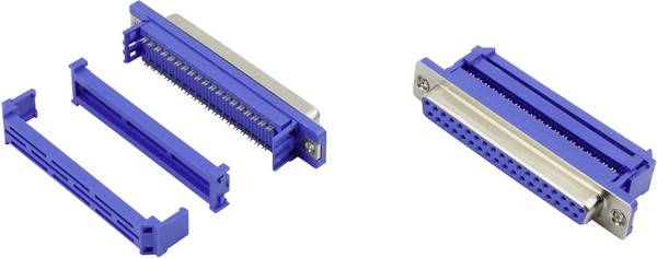 Connfly DS1036-25FPU2PX-YT D-sub bus 180 ° Aantal polen: 25 Snijklem 1 stuk(s)