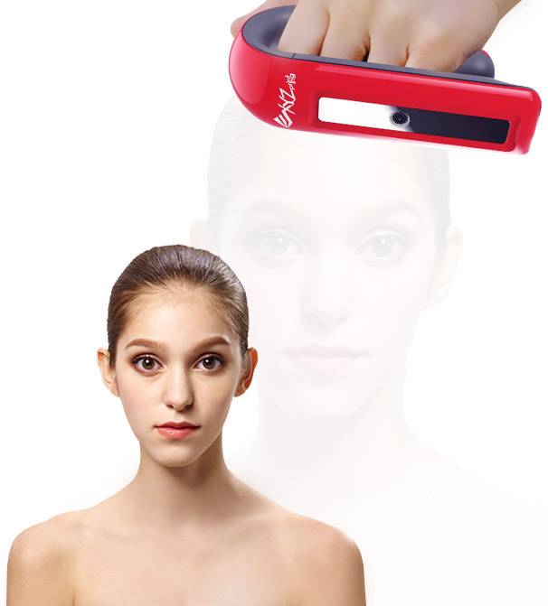 Mobiele 3Dscanner XYZprinting 3D Hand Scan Red Conrad.nl