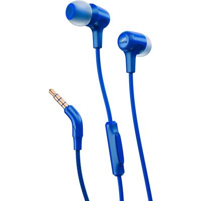 JBL E15 In Ear oordopjes   Kabel  Blauw  Headset
