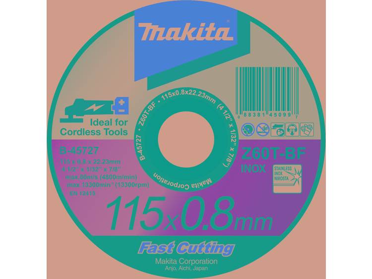 Makita B-45727 Diameter 115 mm 1 stuks