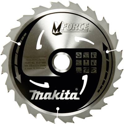 Makita M-FORCE B-32007 Cirkelzaagblad 165 x 20 x 2 mm Aantal tanden: 24 1 stuk(s)
