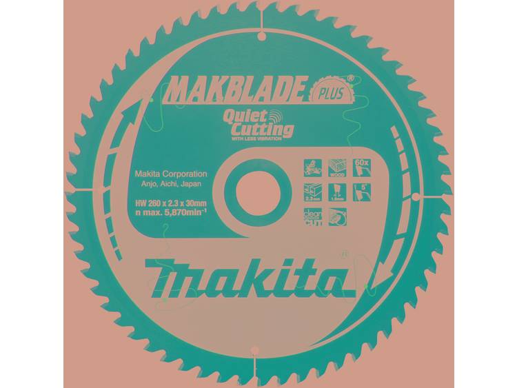 Makita B-32487 Diameter:260 mm Dikte:1.8 mm