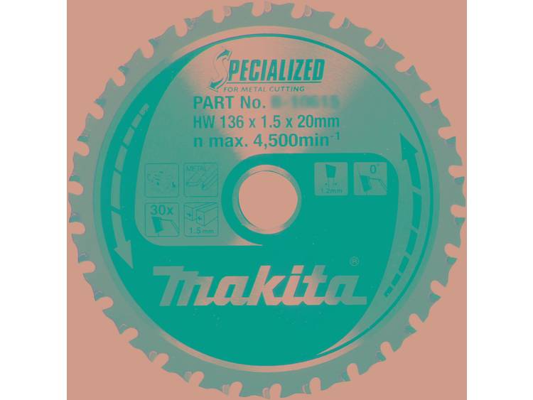 Makita B-33526 Diameter:136 mm Dikte:1.2 mm