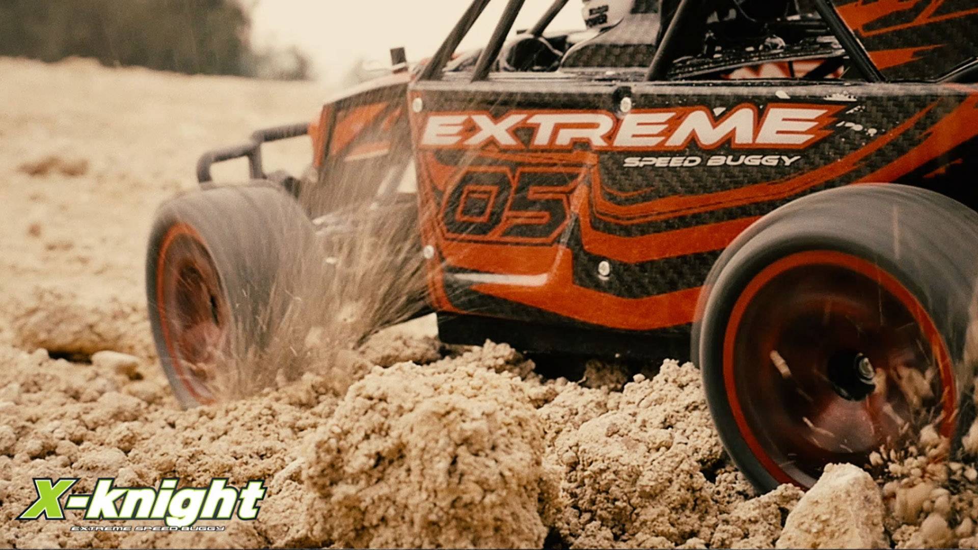 1:18 elektrische Sand Buggy Extreme D5 oranje RtR-6