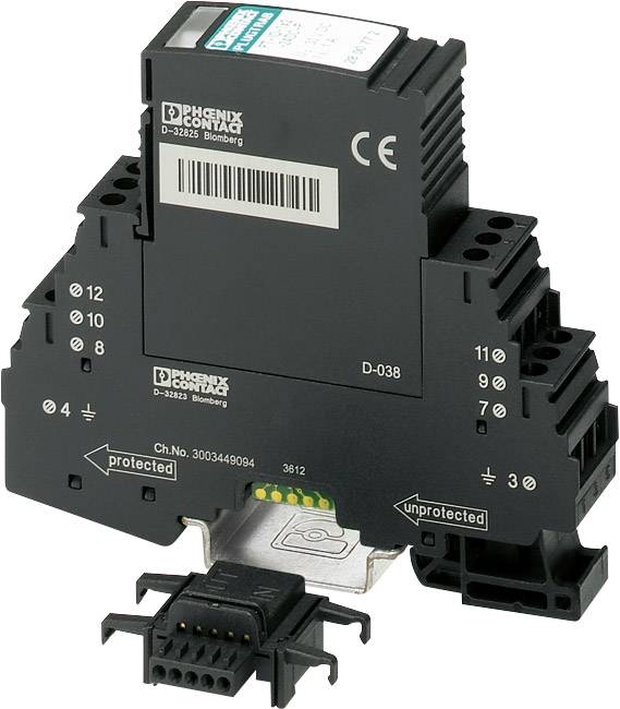 Phoenix Contact 2800786 PT-IQ-3-HF-12DC-UT Overspanningsbeveiliging (verdeelkast) Overspanningsbeveiliging voor: Verdeelkast 10 kA 1 stuk(s)